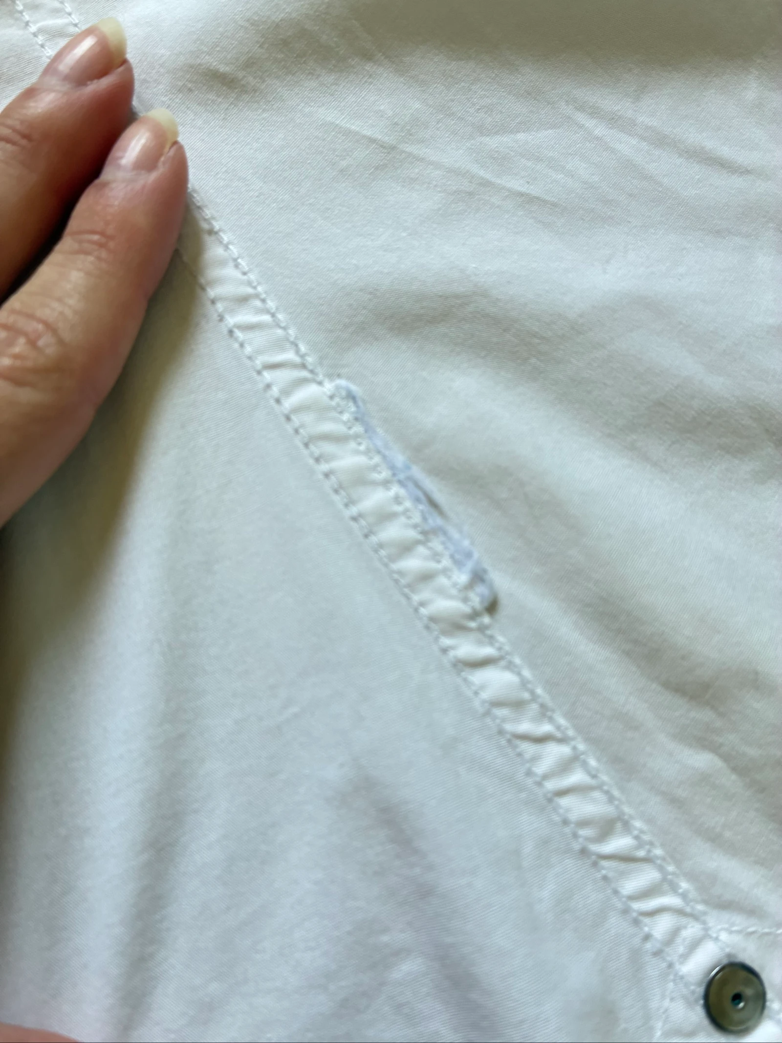 XXS women's fitted shirt old money style – photo 8